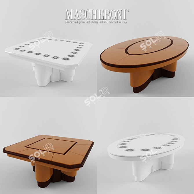 Elegant Mascheroni Planet Table 3D model image 1