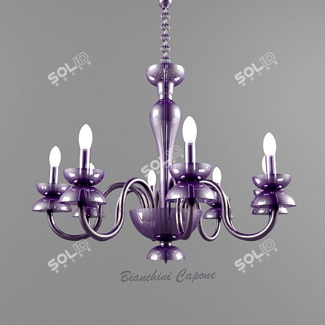 Elegant Chandelier: Bianchini Capone 3D model image 1