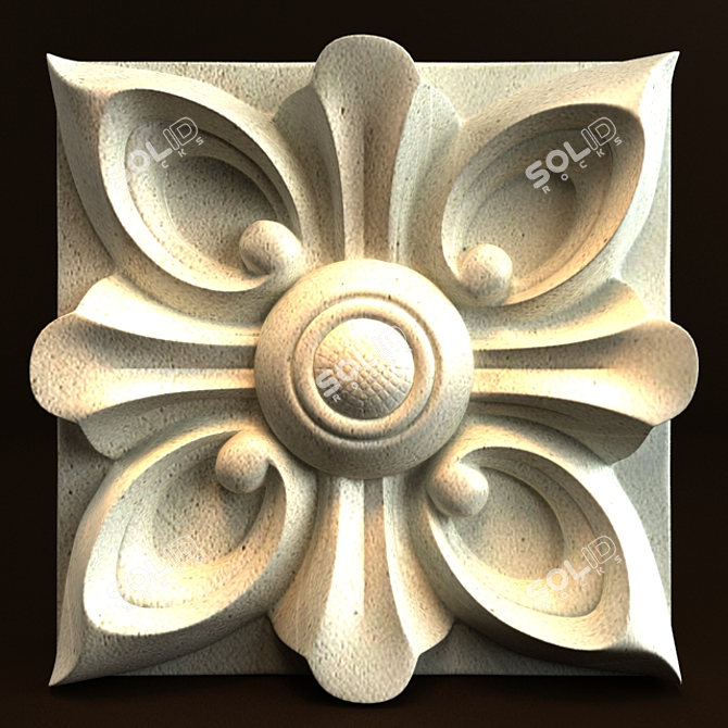 Exquisite Bali Carving Ornament: Perfect for Home Décor! 3D model image 2