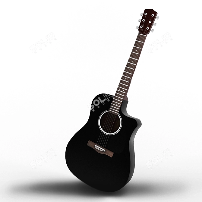 Melody Maker Acoustic Guitar 3D model image 1