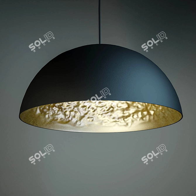 Stchu-Moon 02: Enzo Catellani's Exceptional Suspension Lamp 3D model image 1