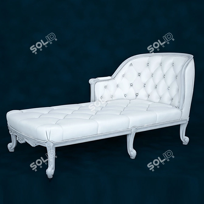 Filippa Dormeuse Sofa by Corte Zari 3D model image 1