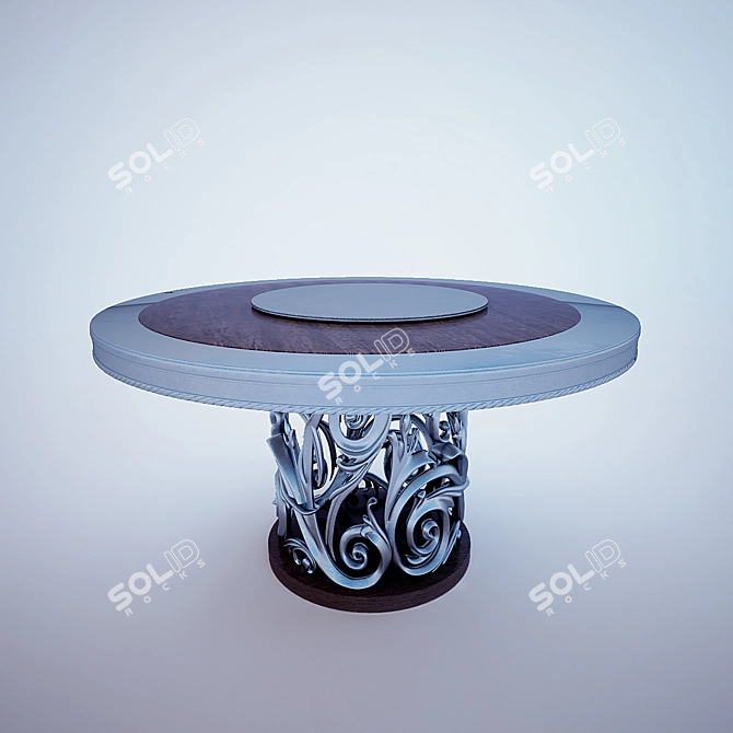 Classic Table 3D model image 1