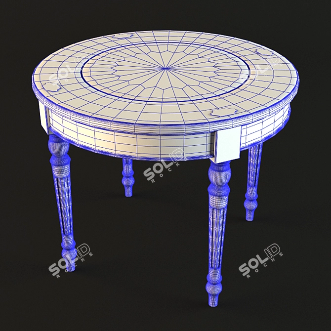 Title: BEC Factory Custom Card Table 3D model image 2