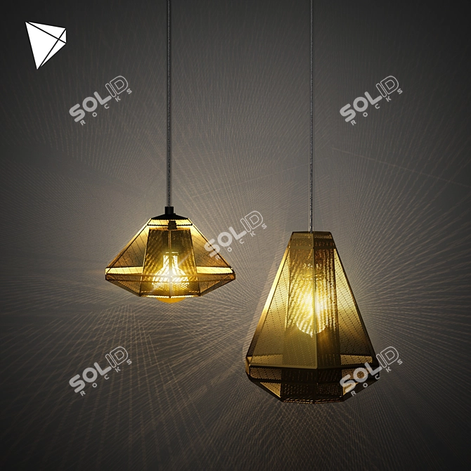 Modern Cell Lamp Collection 3D model image 1