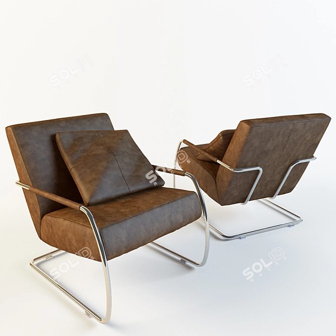 Koinor Jerry Lightweight Wheelchair 3D model image 1