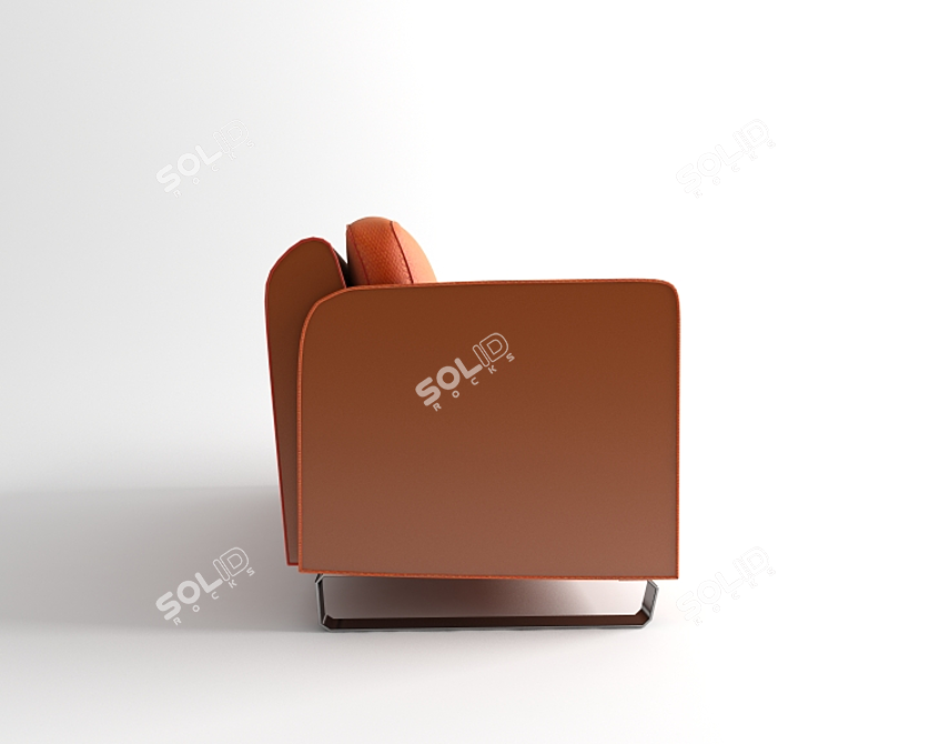 Elegant Elizabet Sofa 3D model image 3