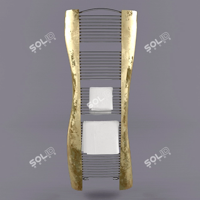 Brem AYRON 175-65: Stylish Italian Steel Towel Warmer 3D model image 1