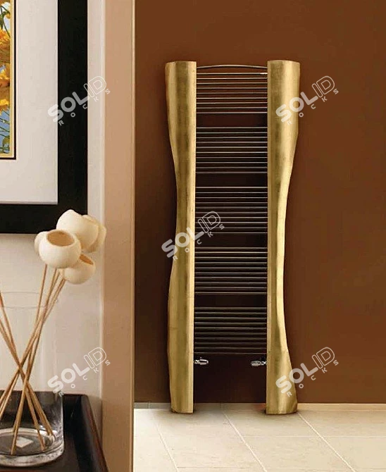 Brem AYRON 175-65: Stylish Italian Steel Towel Warmer 3D model image 2