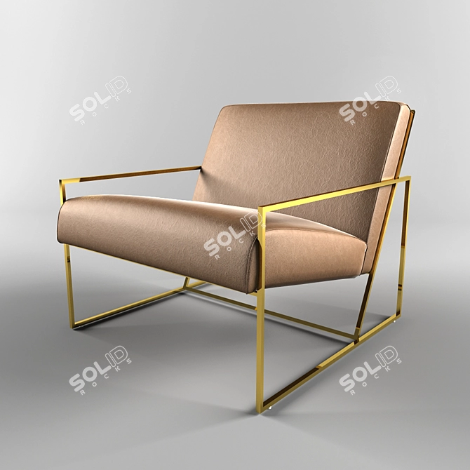 Luxury Lawson Fenning Wheelchair 3D model image 1