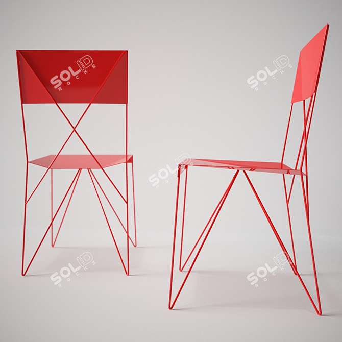 Sleek Struchair by Duffy London 3D model image 2