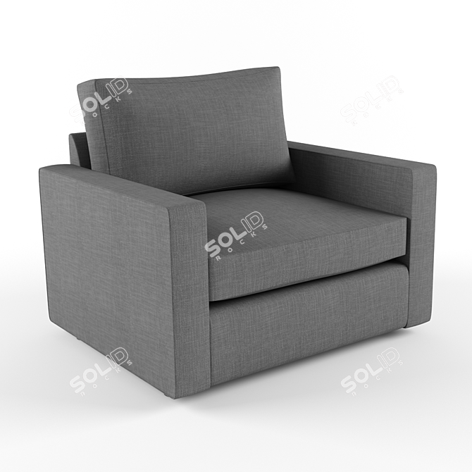 Minimalist Modern Chair 3D model image 1
