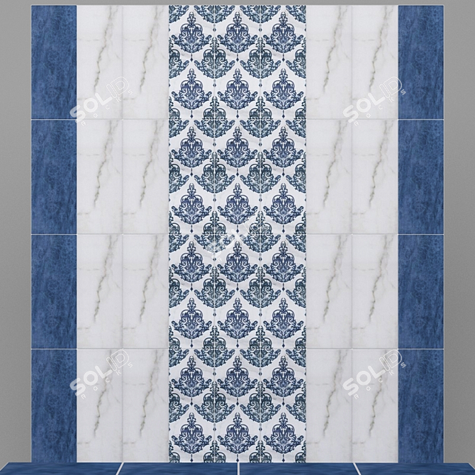 Elegant KERAMA MARAZZI Tiles 3D model image 1