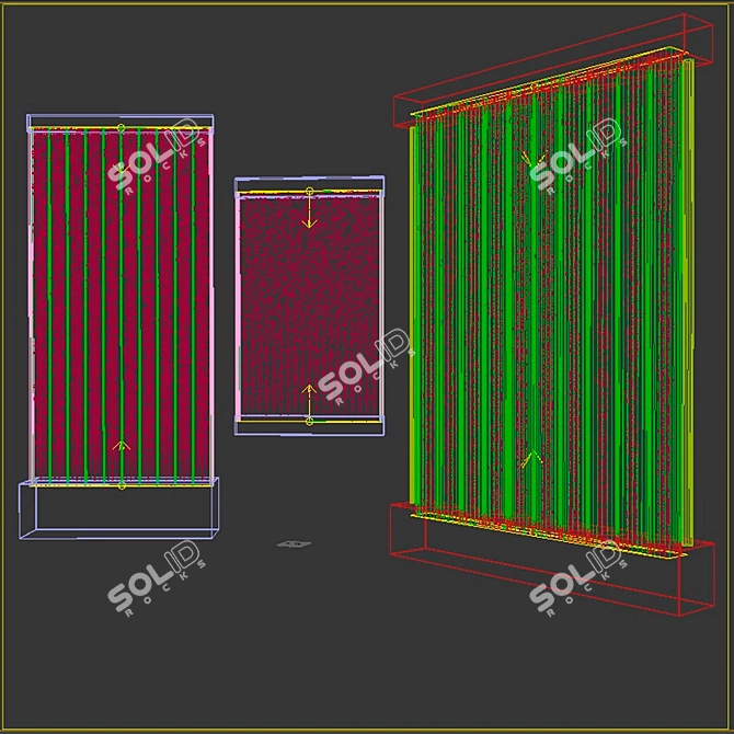 3D Max Bubble Panel: Super Spray Geometrical Particles 3D model image 3