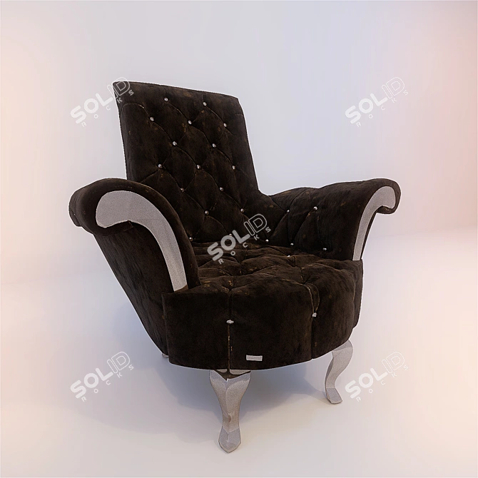 Bretz Chair: Ultimate Comfort and Style 3D model image 1