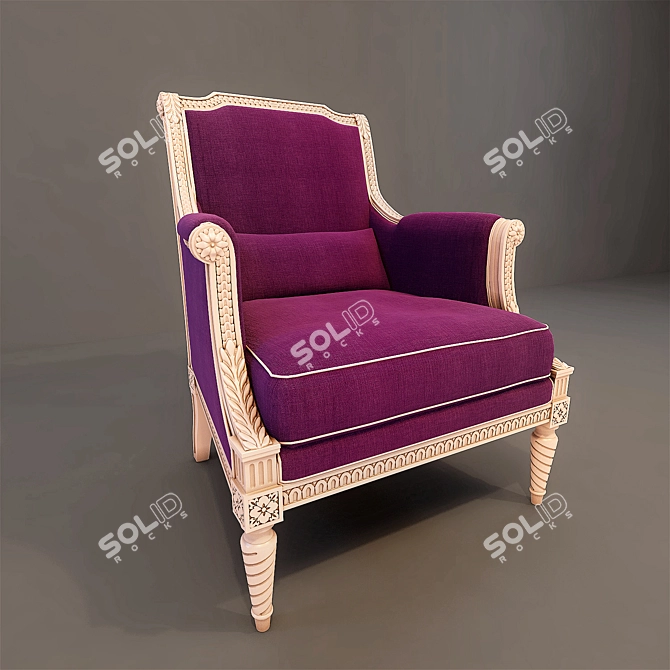 Luxury Furman Chair 3D model image 1
