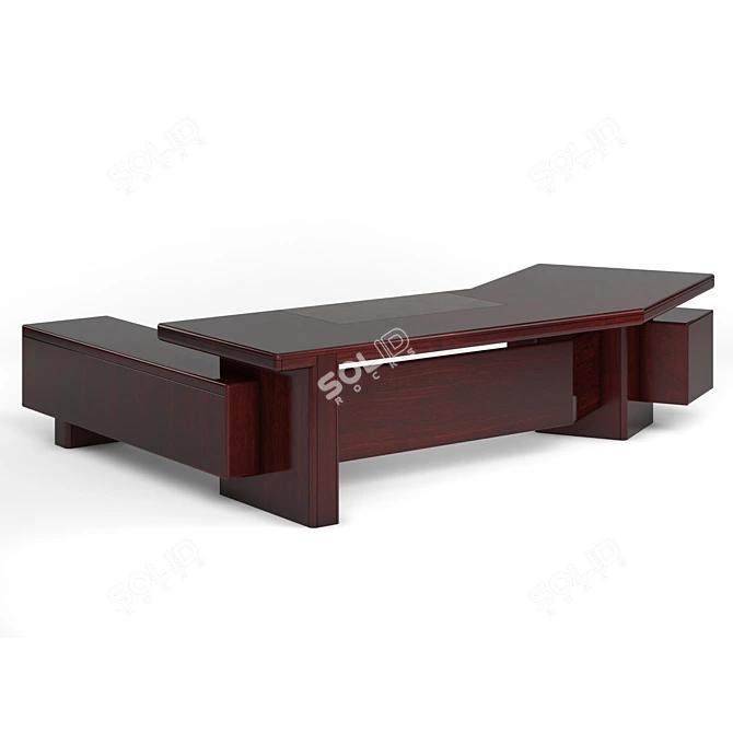 Sleek DAVOS Table: Model DVS 23101 3D model image 1