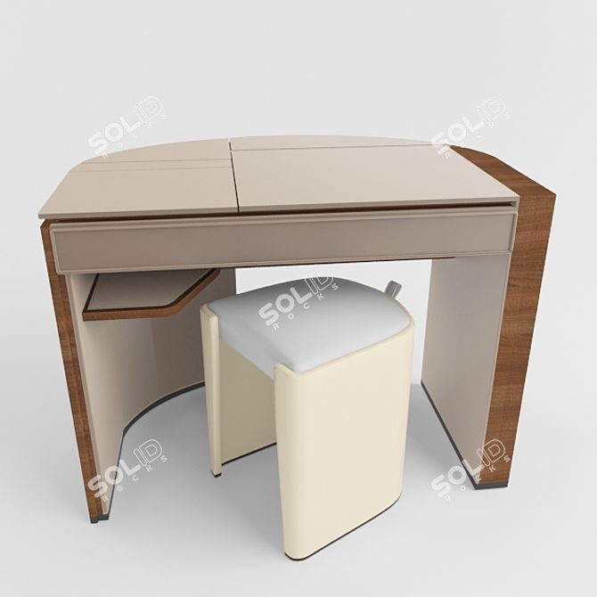 Italian Elegance: Giorgetti Venus Dressing Table 3D model image 1