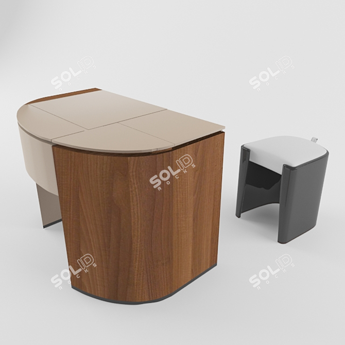 Italian Elegance: Giorgetti Venus Dressing Table 3D model image 3