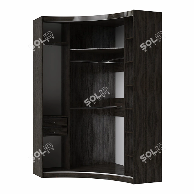 Title: Rainbow Mint Wardrobe 3D model image 2