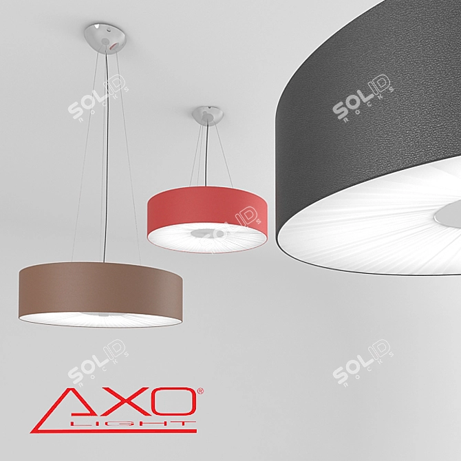 AXO LIGHT SKIN Pendant: Elegant and Versatile 3D model image 1