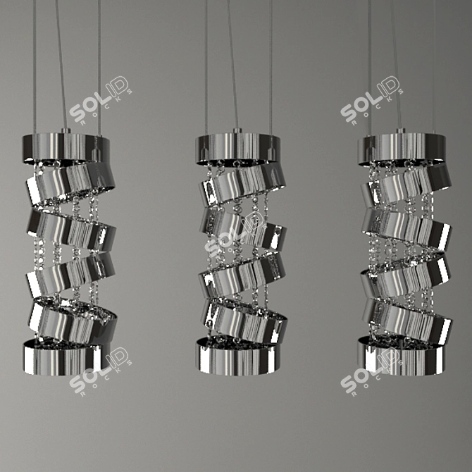 Enigmatic Shadows Hanging Lamp 3D model image 2