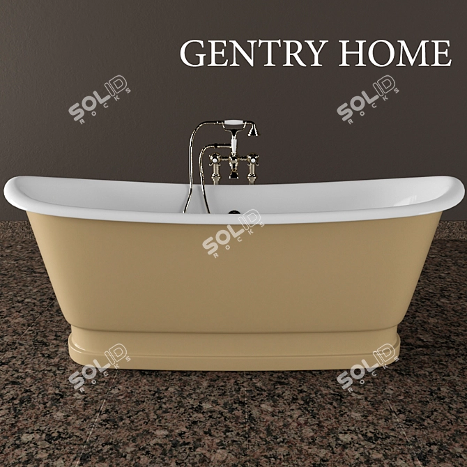 Luxury GENTRY HOME Epoque Desk 3D model image 1