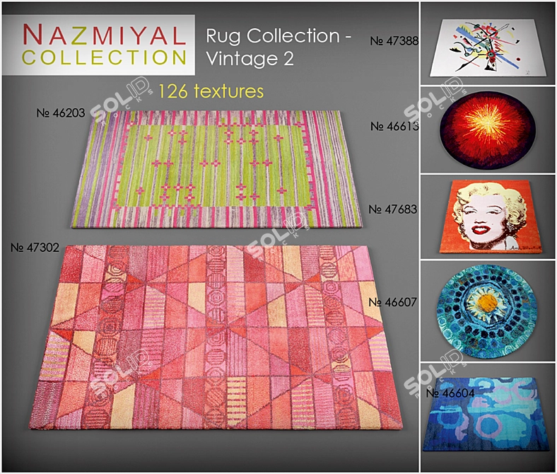 Nazmiyal Collection: Versatile Rugs 3D model image 1