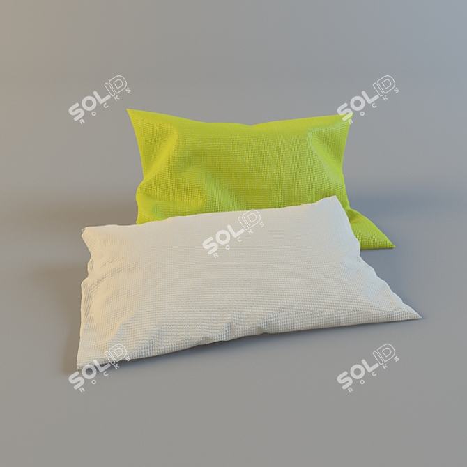 Soft Dream Pillows 3D model image 1
