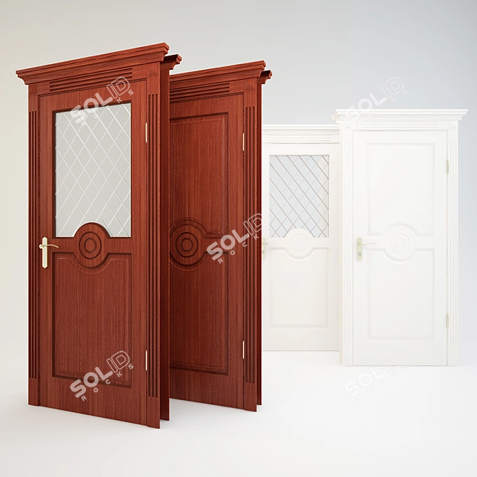 "Symphony 7" and "Symphony 7 Up" Mari Furniture Factory: Stylish Doors for Any Space 3D model image 1