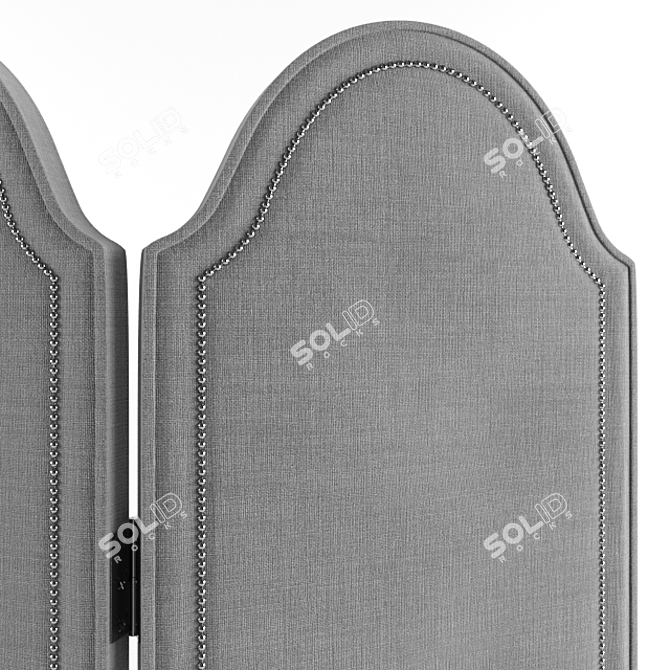 Handcrafted Folding Screen 3D model image 2