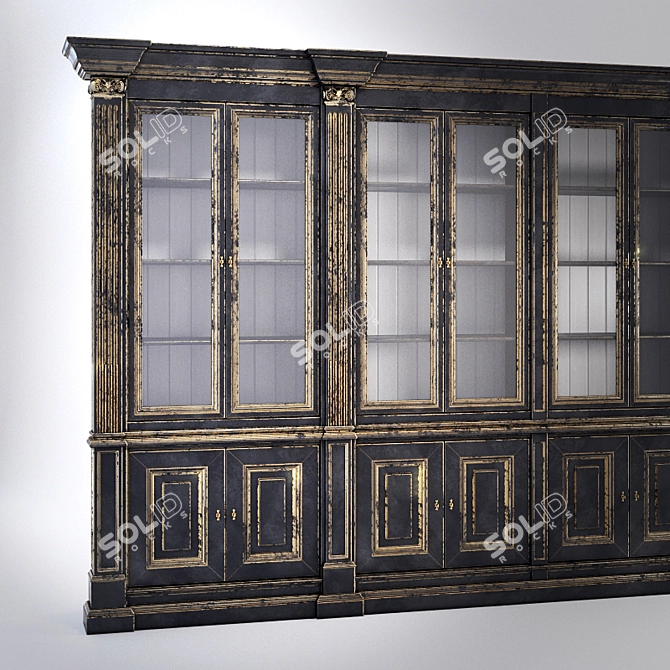 Title: ZONTA Hermitage System Cabinets 3D model image 1