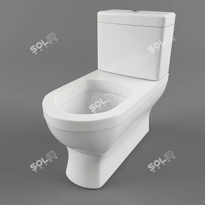 Compact Toilet 540х365 3D model image 1