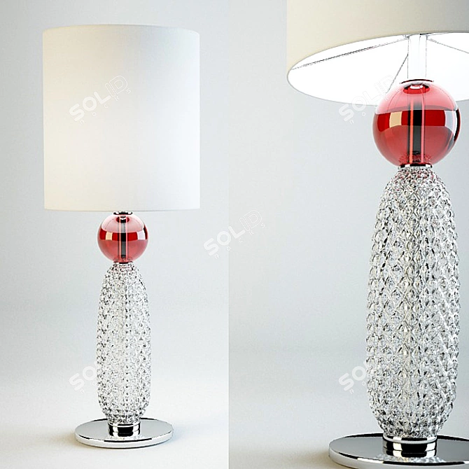 Elegant Havana Table Lamp 3D model image 1