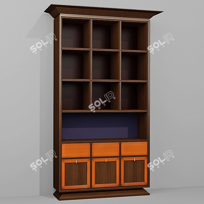 Title: MEKRAN Toledo Wardrobe: Stylish Storage Solution 3D model image 1