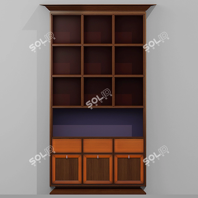 Title: MEKRAN Toledo Wardrobe: Stylish Storage Solution 3D model image 2