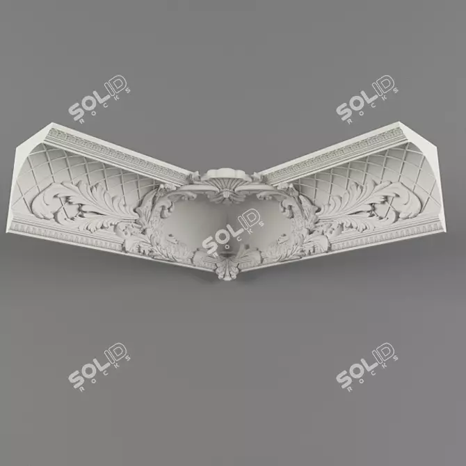 Corner Crown: Seamless Elegance 3D model image 1