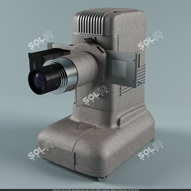 Vintage Projector 3D model image 1