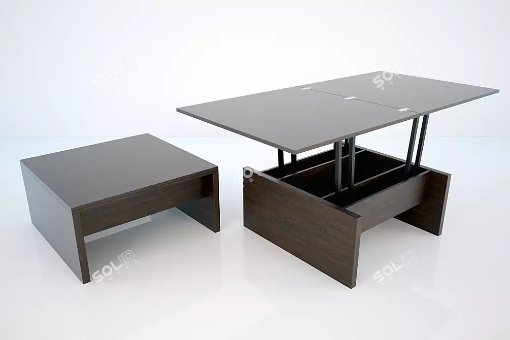 ZEGEN Transforming Table 3D model image 1