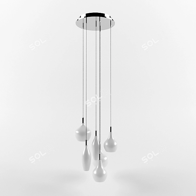 Minimalist Pendant Light by Lightstar 3D model image 1