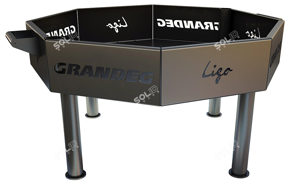 Grandeg: The Ultimate Fireplace 3D model image 1