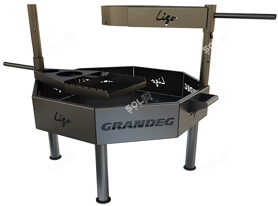 Grandeg: The Ultimate Fireplace 3D model image 2