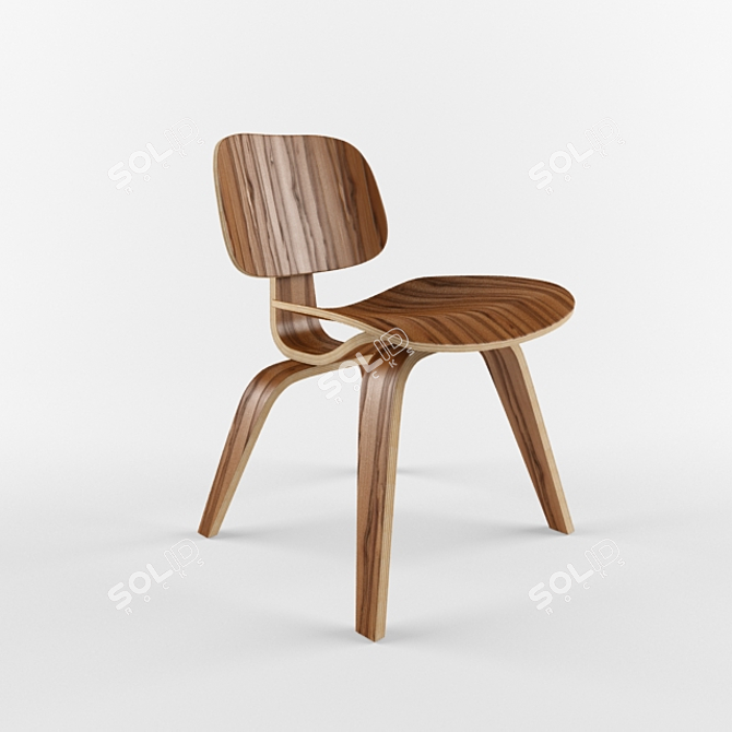 DCW Dining Chair: Eames Design 3D model image 1