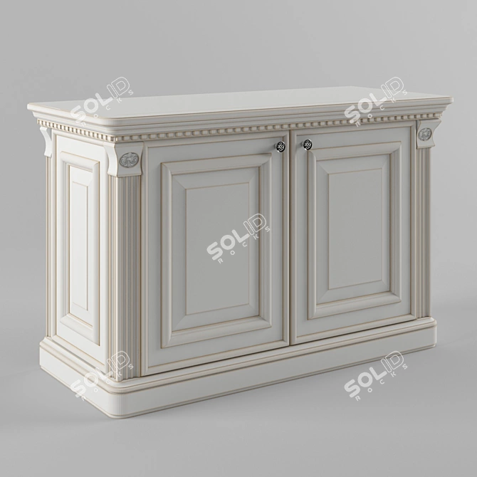 MEKRAN GAZ Collection Cupboard - 115x74x50 cm 3D model image 1