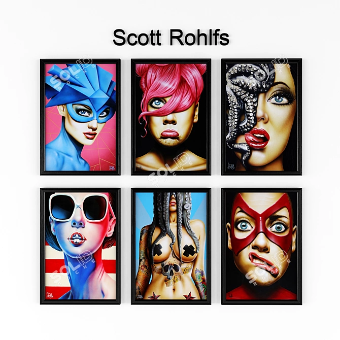 Captivating Art by Scott Rohlfs 3D model image 1