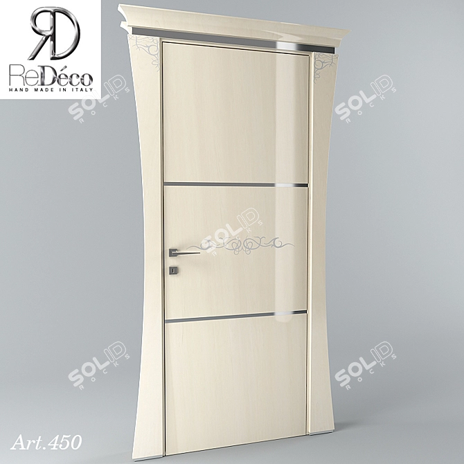 Artistic Door Reimagined 3D model image 1