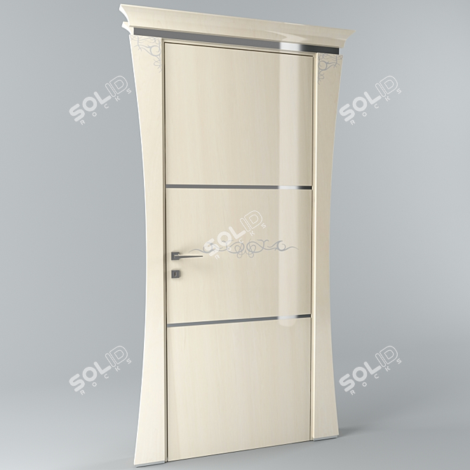 Artistic Door Reimagined 3D model image 2