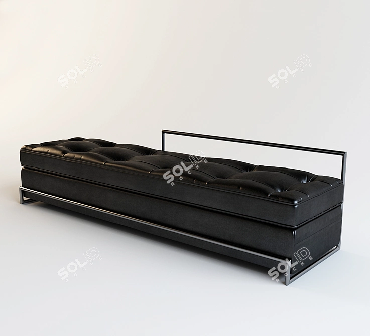 Modern Elegance: Eileen Gray Daybed 3D model image 1
