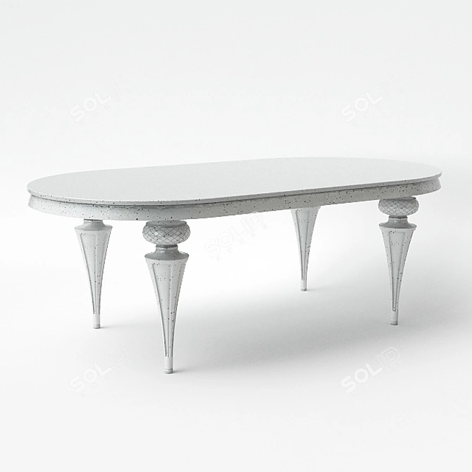 ARCA Italian Dining Table 3D model image 1