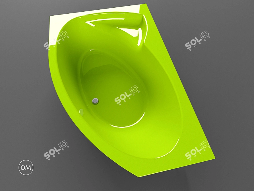 PAA CELLO: Premium Quality Bathtub 3D model image 1